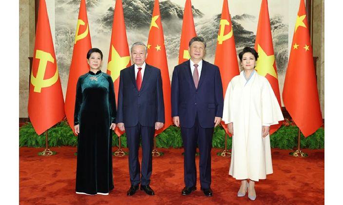 习近平同越共中央总书记、国家主席苏林举行会谈