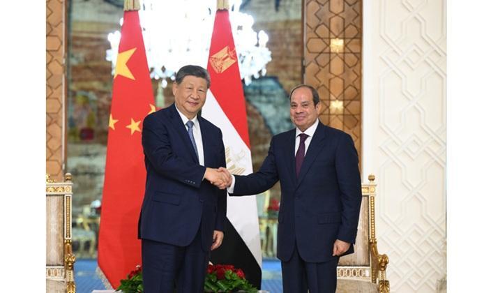 习近平同埃及总统塞西会谈